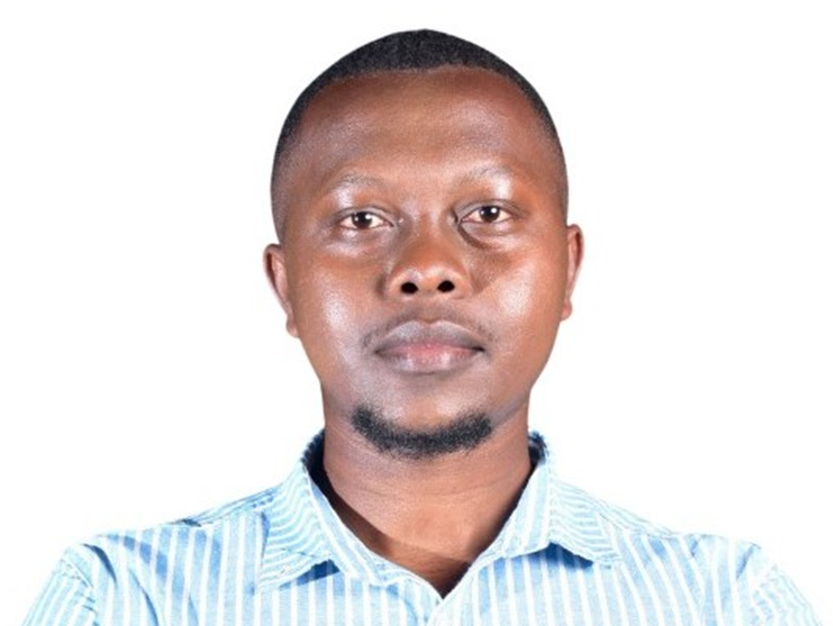 Head and shoulders portrait of Collins Kariuki