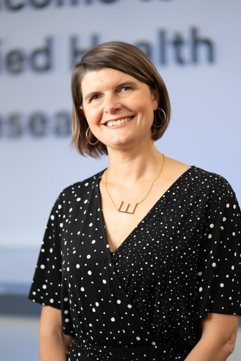 Head and shoulders portrait of Eleanor Mitchell