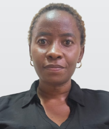 Head and shoulders portrait of Joan Mwende
