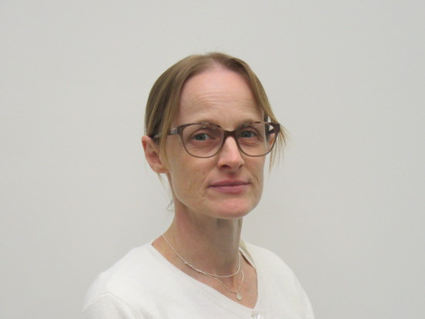 Head and shoulders portrait of Lisa Evans